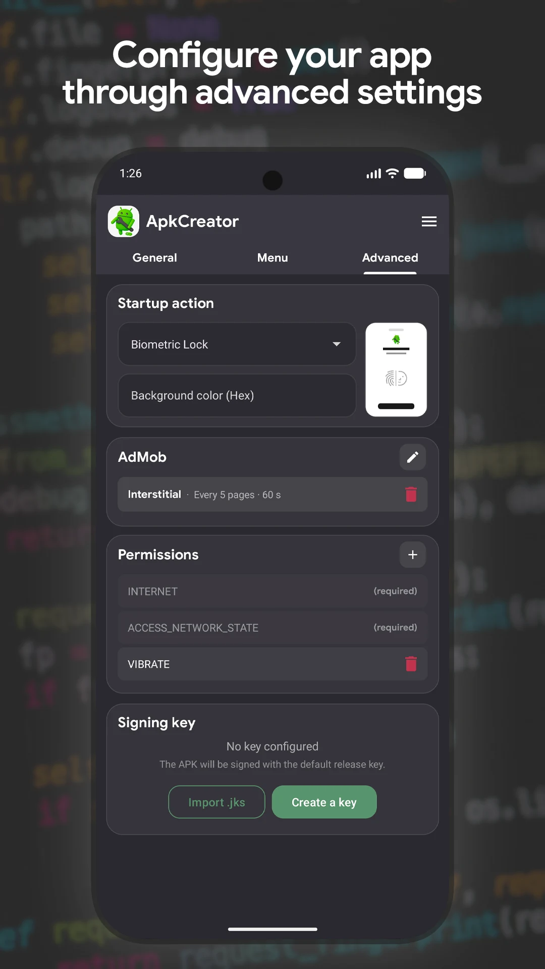 ApkCreator Studio screenshot